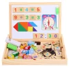 wooden multifunction  magnetic drawing board toy kids learning arts painting writing educational online
