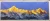 Import Yellow sunshine on the snow mountain landscape painting from China