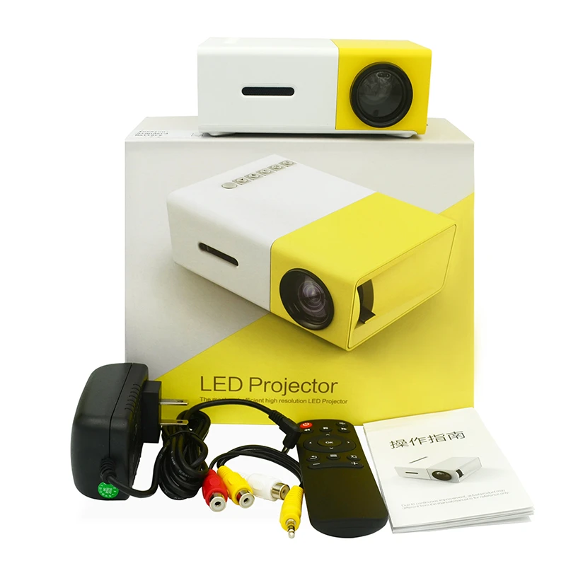 YG300 HD USB CinemaTheater Beamer YG300 Multimedia cheap Proyector Game Mini Portable Home LED Pocket Projector