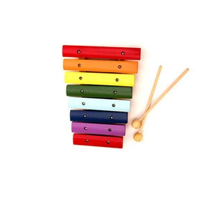 YH Mini lovely percussion toy colorful 8 keys xylophone baby musical toys