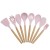 Ywbeyond Silicone Kitchen Set Nonstick Spatula Shovel Spoon Wooden Cooking Utensils Set with Holder Kitchen Accessories Tools