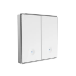 ZigBee Wireless remote wall switch 2 gang