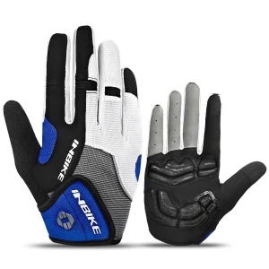 INBIKE Touch Screen Bike Gloves Full Finger Gel Padded Mountain Bike Gloves