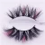 25mm Colorful eyelashes Qingdao factory wholesale lash vendor real mink colored eyelash