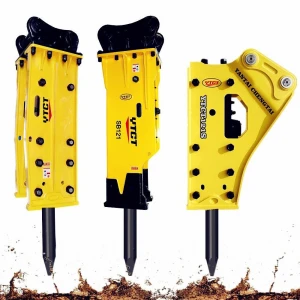 Side Type Hydraulic Breaker Hammer for Excavator Attachments