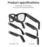 STAHUB New E02 Meta Smart Glasses with Camera 800W WIFI Transfer Gesture Control ChatGPT Men Women Outdoor AI Smart Gla