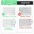 Import 015-2A2 Dry erase large wall yearly planner poster calendar office wall calendar from China