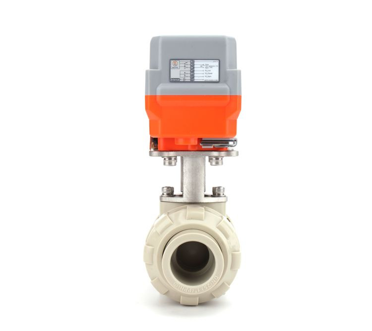 Buy Upvc Cpvc Pph Pvdf Electric Actuated True Union Ball Valves Pvc Valve From