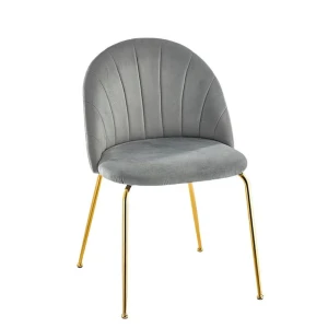 modern dining room furniture quilted back upholstered gold legs velvet dining chair