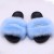Import Women Summer New Sandals 2021 Fashion Design Golden Chain Furry Fur Slides Plush Beach Slippers Female Outdoor Casual Shoes from China