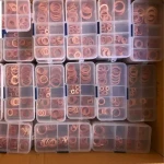 Copper stamped round flat washer