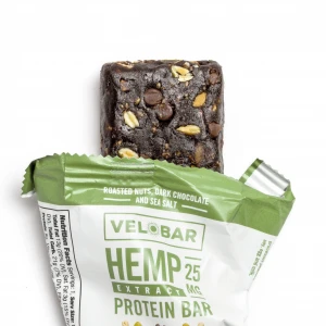 Velobar Hemp Extract Protein Bar / Chocolate flavor