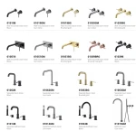 High aesthetics/ space-saving/ visually simple Concealed shower set series