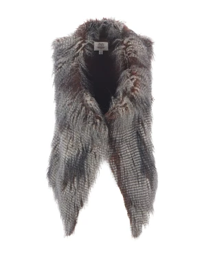 Ladies’ faux fur vest(T84235)
