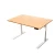 Import Adjustable height bamboo office desk with electric motor contro from China