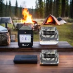 Olymbros Wireless Hunting Alarm System with Motion Detector PIR Includes 1 Receiver Watch and 2 PIR Sensors