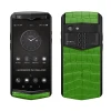 Vertu Aster P Green Alligator Mobile Phone Cases