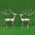 Import Top Quality Stainless Steel Geometric Mirror Deer Animal Statue Sculpture Supports Customization from China