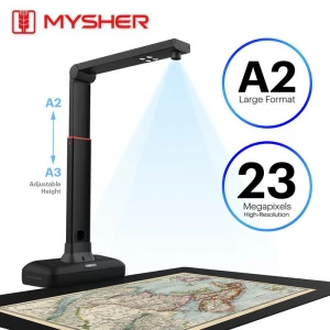 S21 A2 Size Overhead Document Camera, 23MP, Book Scan, Powerful OCR. Ideal for Scanning Large Format Document
