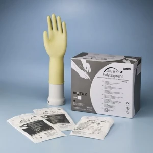 Polyisoprene Surgical Gloves Sterile, Latex Free, Powder free Wet Donning