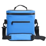 Portable TPU Cooler Bag, Waterproof Insulated Cooler Box with Airtight Zipper, Leakproof Ice Chest for Beach, Camping,