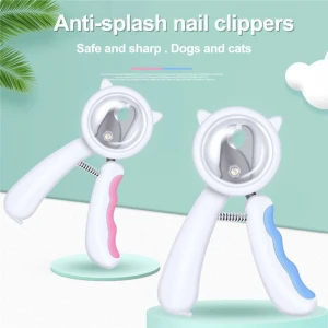 Grooming Pet Nail Clipper Professional with File Effective Anti-splash Cat Nail Clipper Dog Nail