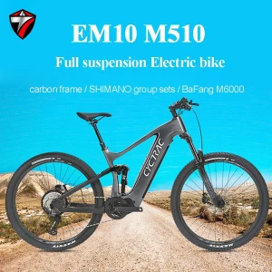 Hot Selling CYCTRAC EM10 Electric Bicycle Carbon Fiber Frame Electric Bike 29 Inch Ebike With Full Suspension for Sale