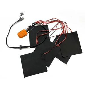 USB Clothes Heater Pad Adjustable Temperature matress heat electric Heating Warmer Pad For Vest Jacket