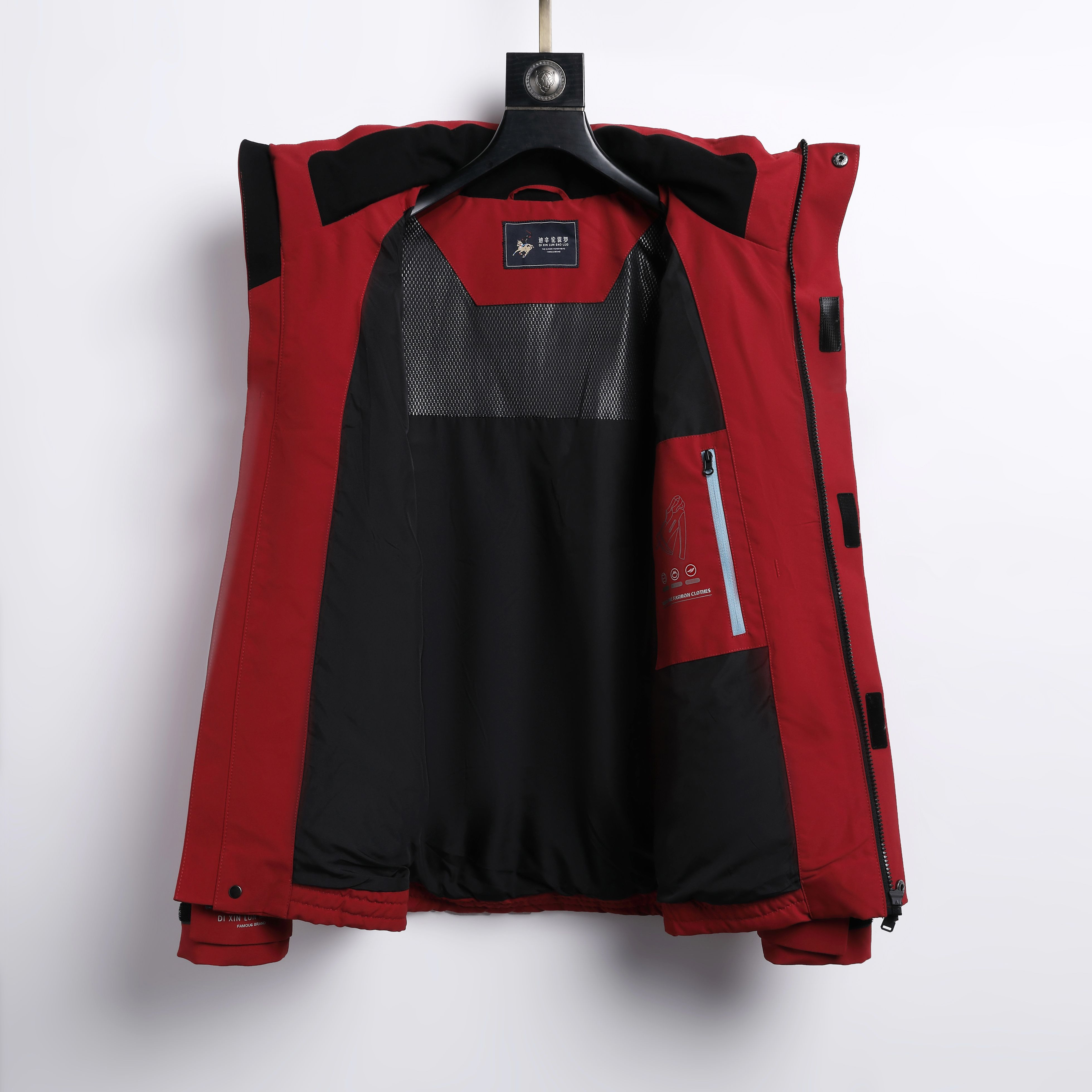 Buy Red Down Jacket With Over 100 Grams Of 90% White Duck Down ...