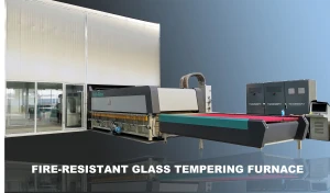 Fire-resistant glass tempering furnace/fire-proof tempered glass processing machine