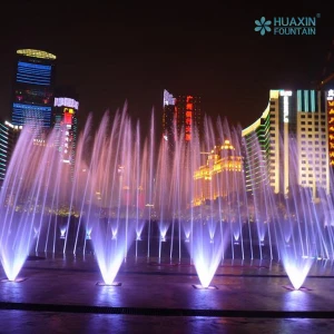 Dry Deck Fountain with  Automatic Control