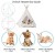 Import Pet Teepee Dog Cat Bed - Portable Pet Tents & Houses for Dog& Cat Beige Color 24 Inch from China