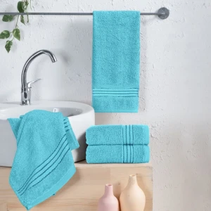 Premium 400 GSM Hand Towel 16 by 28 Inches Soft and Absorbent