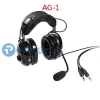Aviation helicopter headset noise cancelling headphone