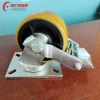 Heavy Castor 6-Inch Swivel Heavy Iron Core PU Industrial Caster Wheel