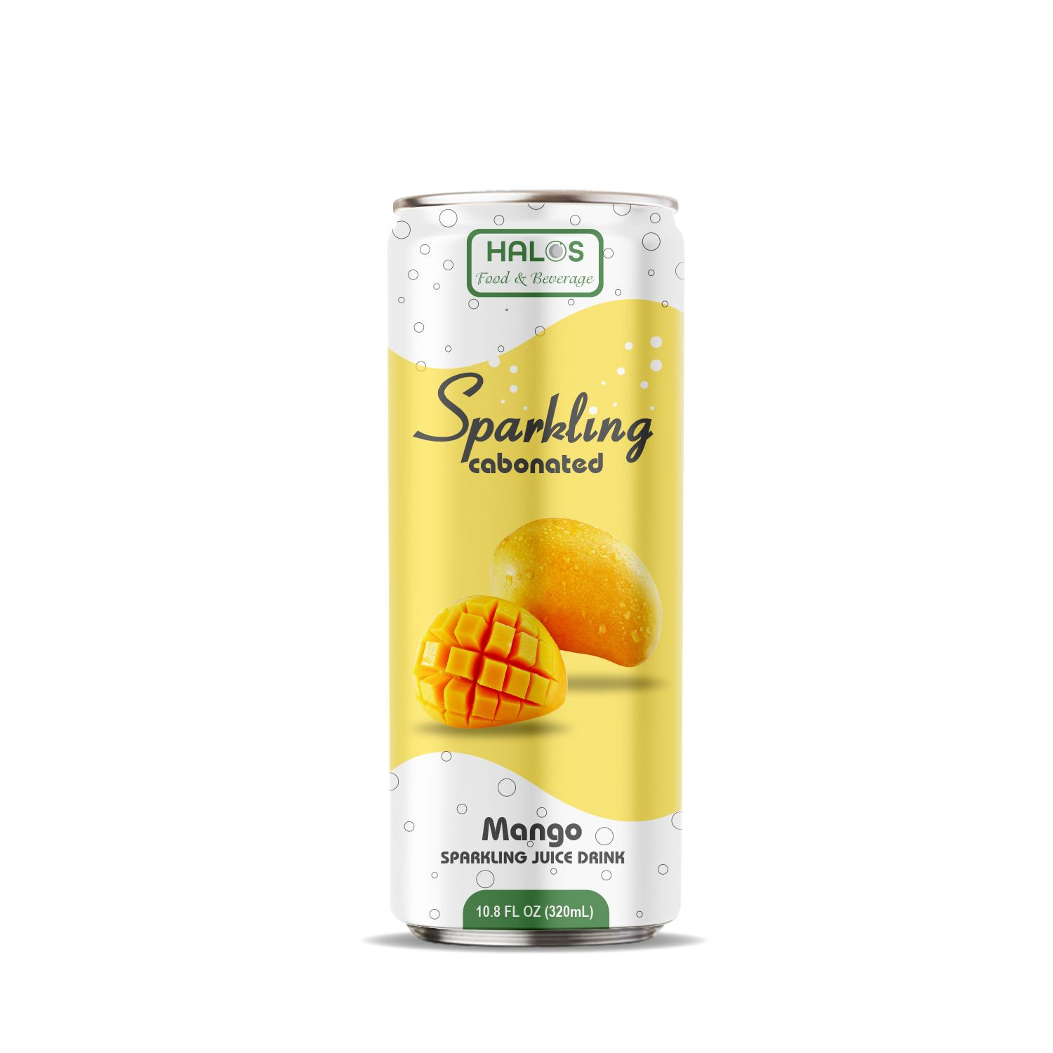 Buy Sparkling Mango Juice Drink 330ml Sleek Can from SEN FOOD AND DRINK
