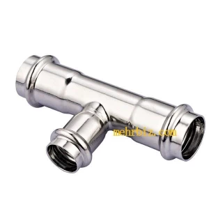 OEM and customization Stainless steel Pipe fittings Tee joints and connectors