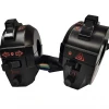 Pair Aluminum Motorcycle Handlebar Switch, Heavy Duty Aluminum Alloy Switch