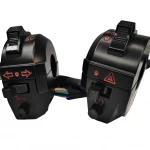Pair Aluminum Motorcycle Handlebar Switch, Heavy Duty Aluminum Alloy Switch