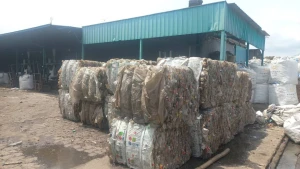 Pet bottles scrap in bales