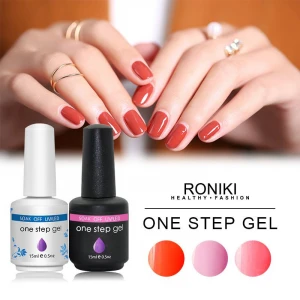 Roniki One Step Gel Polish,Nail Painting Color Gel,Nail Art Gel﻿