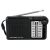 Import Pocket-sized AM FM dual-band portable radio, with built-in speaker and wrist strap, suitable for daily commuting and ou from China