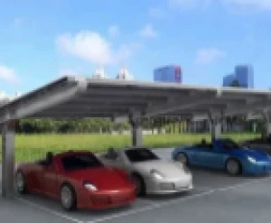 Solar Cell Carport, Solar Powered Garage, Solar Garage