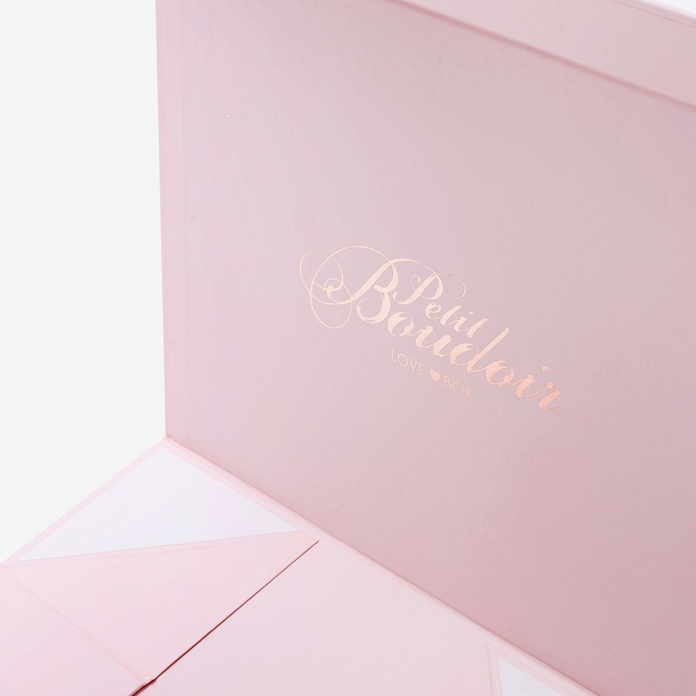 Buy Custom Logo Luxury Cardboard Magnetic Folding Gift Box With Ribbon ...