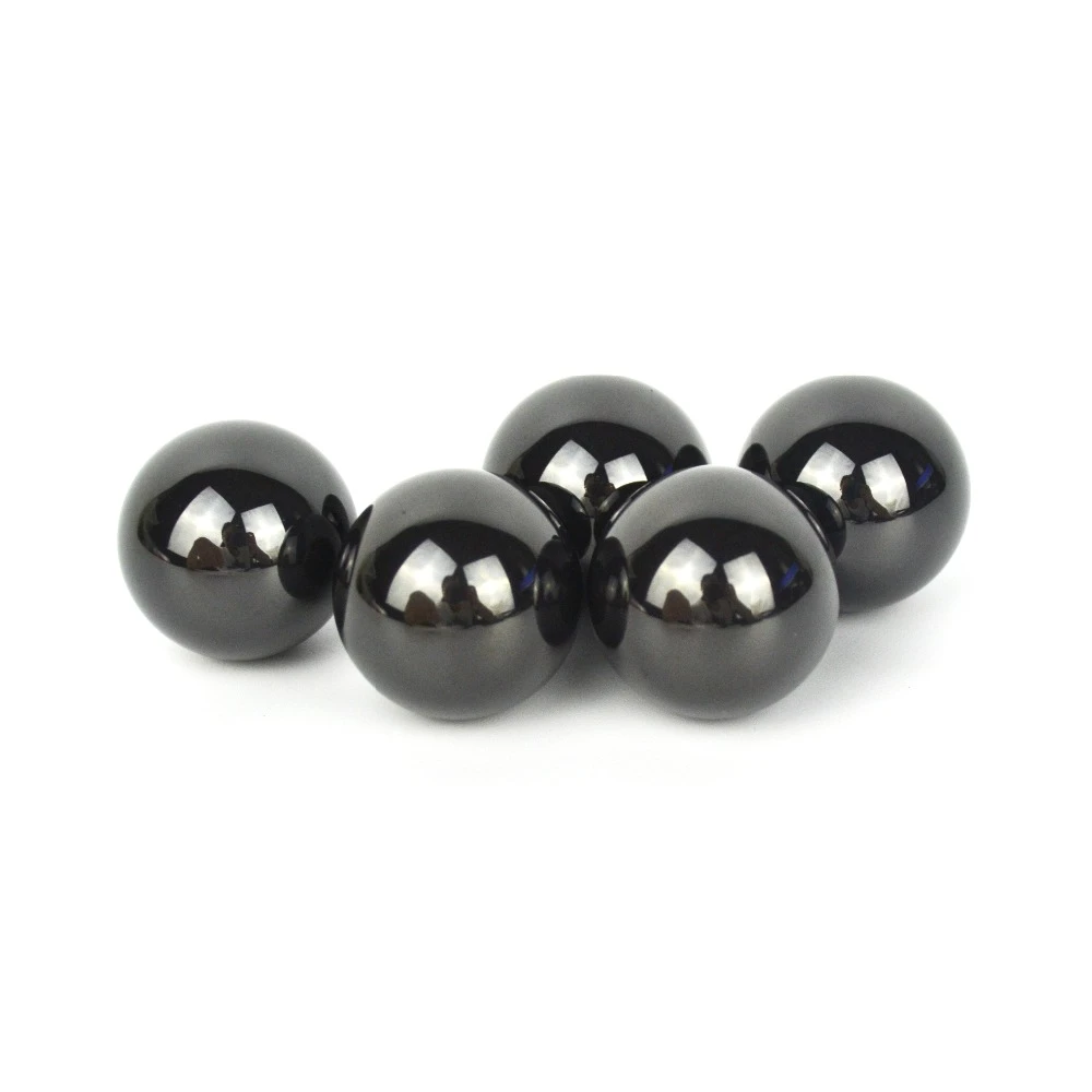 1 inch 3.969mm 6mm 25.4mm high quality black silicon Nitride valve ceramic ball