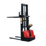1 ton used economic walkie type electric pallet stacker with battery charger