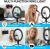 Import 10 Inch 26cm LED Ring Light with 2.1M Tripod Stand Selfie Ring Makeup Fill Light Live Broadcast Beauty Photography Photo Light from China