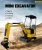Import 1.0 ton Mini excavator for sale from China