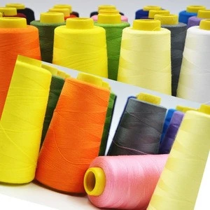 100% Dyed Polyester Spun Sewing Thread with high quality