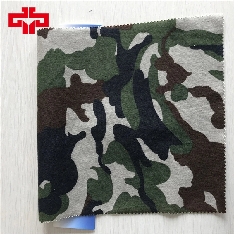 100% nylon polyester military camouflage CVC fabric